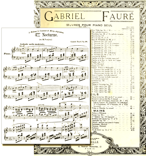 Nocturne n4 Mi Bmol Majeur Opus 36 - Gabriel Faur - Rachmaninoff Hall - May 8th 1993 Tchaikovsky Conservatoire - Moscow